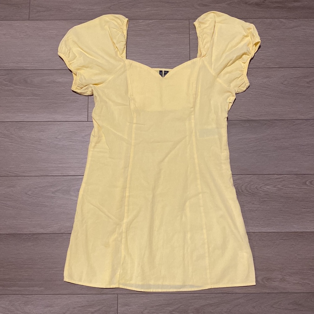 Vero Moda Butter Yellow Mini Dress - Picture 2 of 12